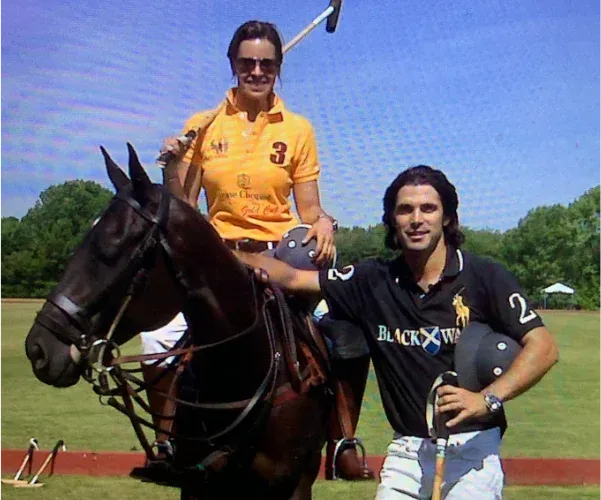 Jenna Wolfe on a Polo Horse